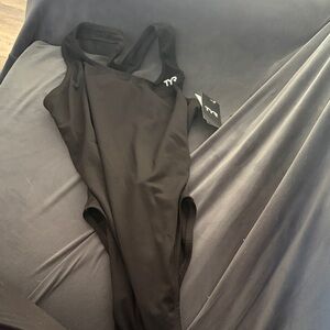 TYR Classic Black One-Piece Swimsuit